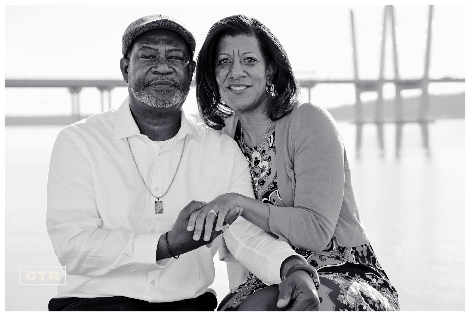 Couple portrait — Hudson River light