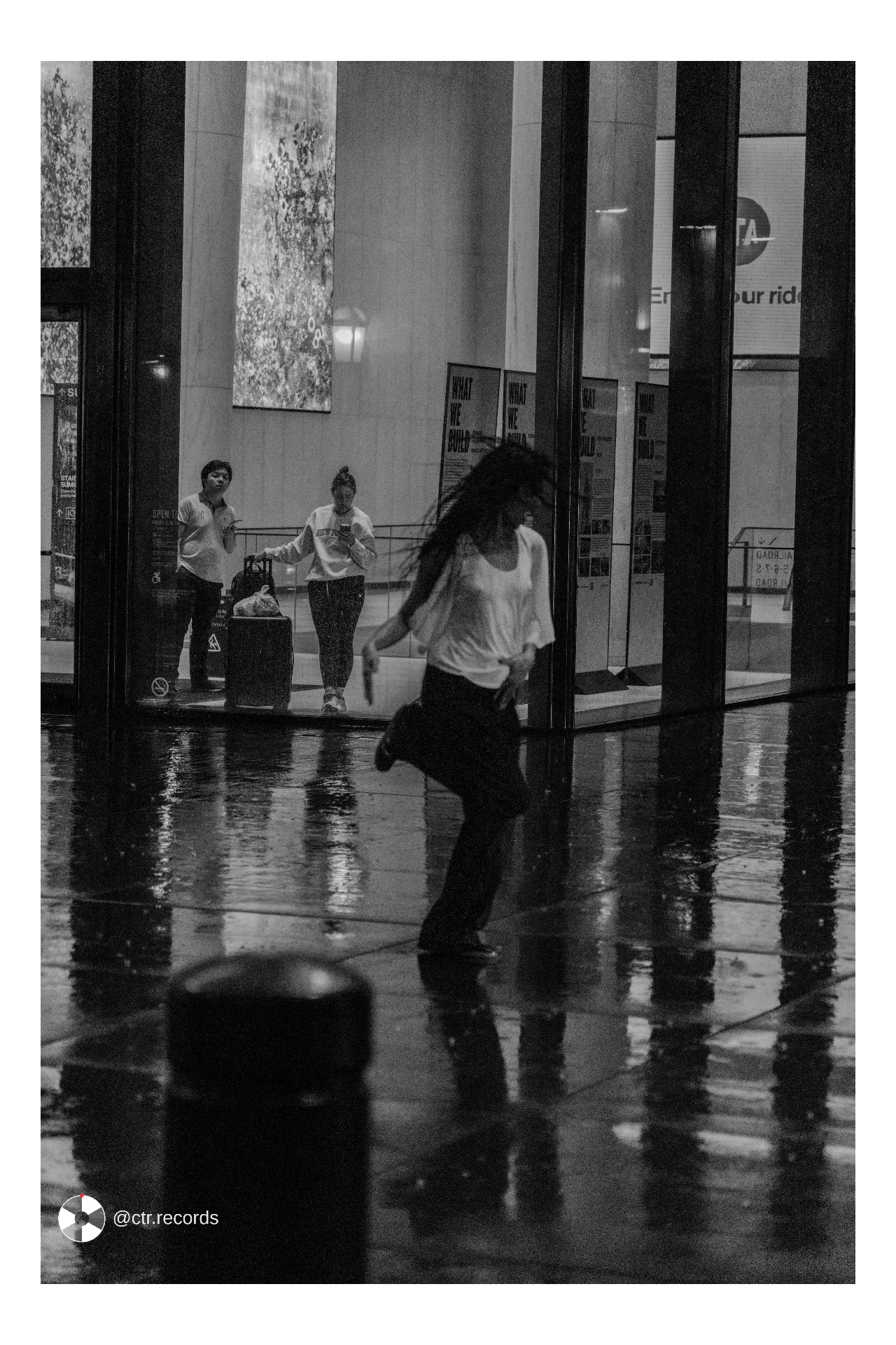 Rain, reflections, and motion