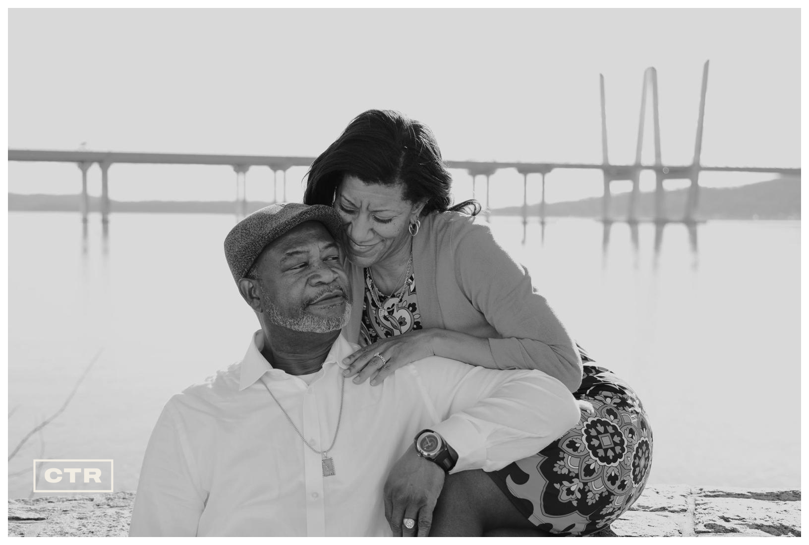Couple portrait — side by side