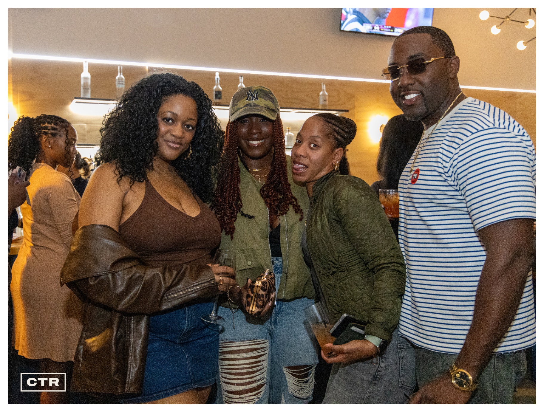 Night out — friends at the bar