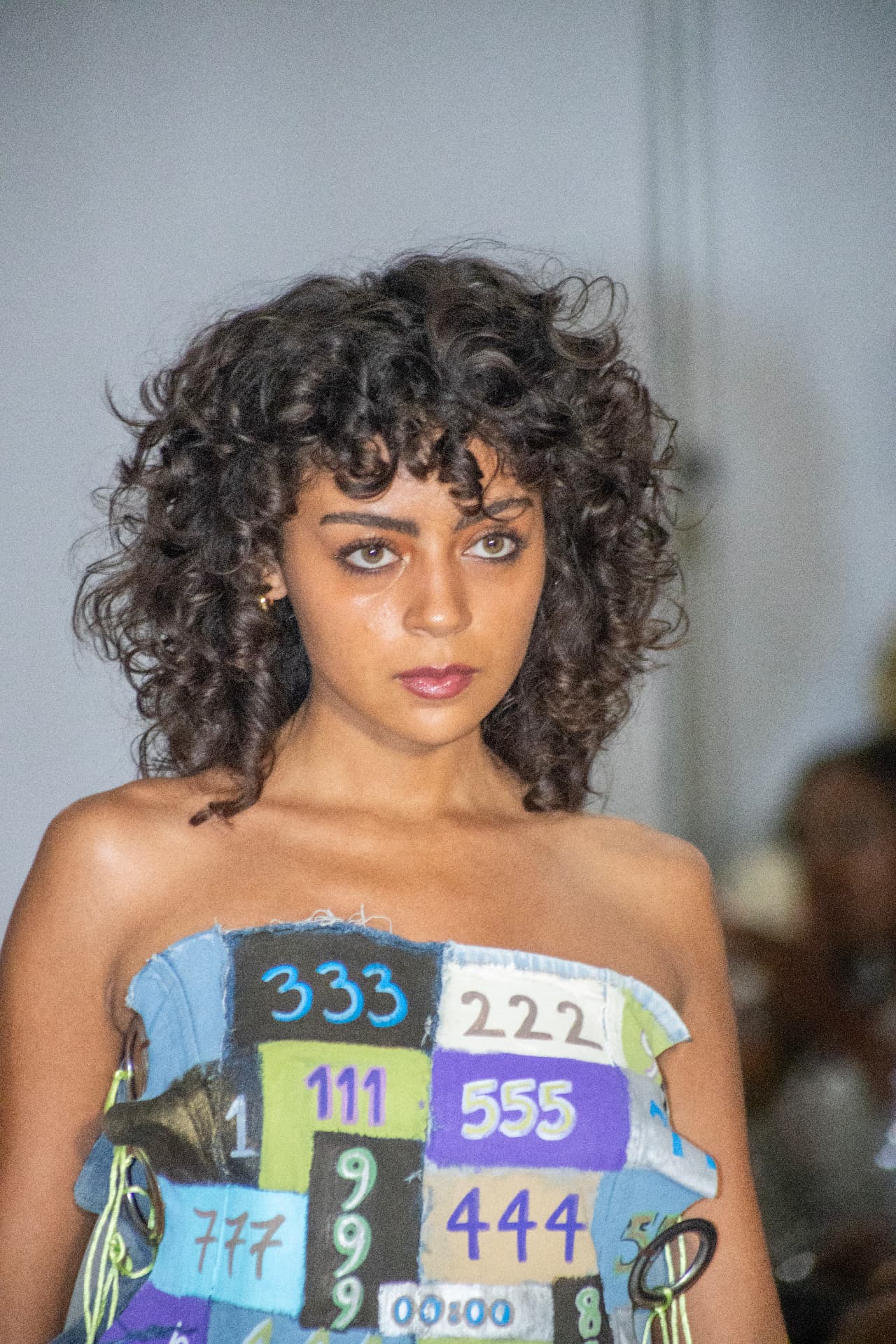 Runway — number patchwork couture