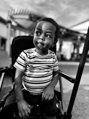 Little man — candid